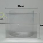 Lacre em PVC Termo Encolhível 90mm X 90mm Cristal - 1.000 unidades