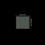 Lacre em PVC Termo Encolhível 50mm X 45mm Cristal - 100 unidades