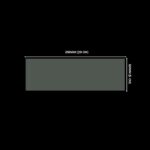 Lacre em PVC Termo Encolhível 200mm X 50mm Cristal - 200 unidades