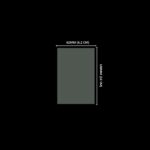 Lacre em PVC Termo Encolhível 62mm X 100mm Cristal - 100 unidades