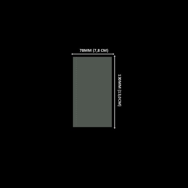 Lacre em PVC Termo Encolhível 78mm X 130mm Cristal - 2.200 unidades