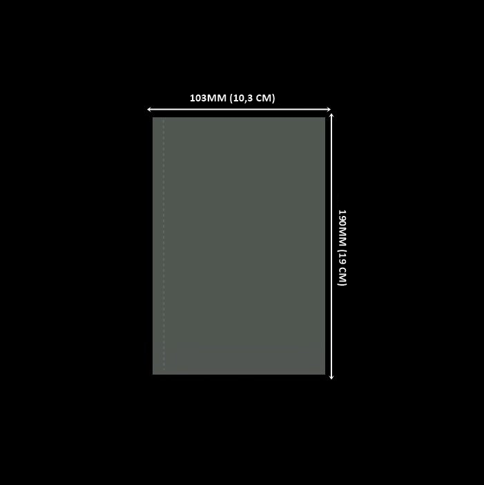 LACRE 103 X 190 - CRISTAL Lacre em PVC Termo Encolhível 103mm X 190mm Cristal - 300 unidades - Imagem 1