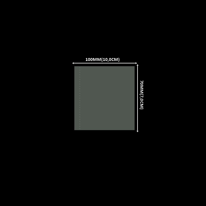 LACRE 100 X 70 - CRISTAL Lacre de PVC Termo Encolhível 100mm X 70mm Cristal – 100 unidades - Imagem 1