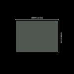 Lacre em PVC Termo Encolhível 150mm X 130mm Cristal - 100 unidades