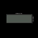 Lacre em PVC Termo Encolhível 117mm X 70mm Cristal - 200 unidades