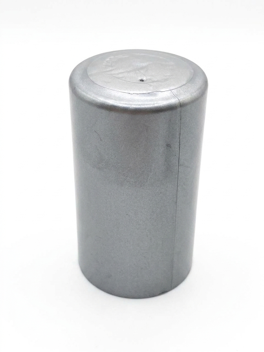 05 - CÁPSULA FECHADA 34 X 60 - PRATA Cápsulas Fechadas em PVC Termo Encolhível 34mm X 60mm Prata- 5.000 unidades - Imagem 1
