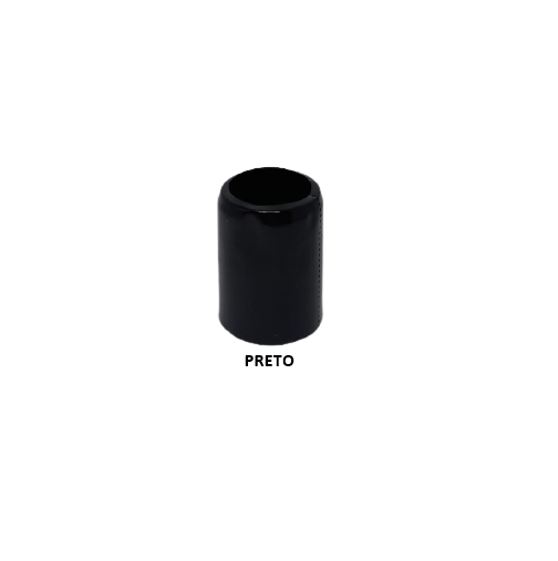 Cápsulas em PVC Termo Encolhível 30mm X 30mm Preto Brilhante - 500 unidades