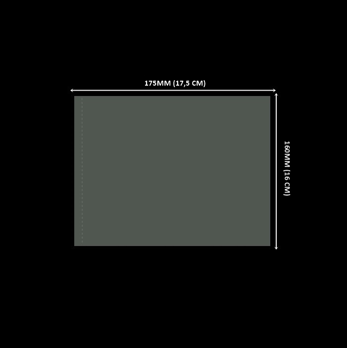 LACRE 175 X 160 - CRISTAL Lacre em PVC Termo Encolhível 175mm X 160mm Cristal - 100 unidades - Imagem 1