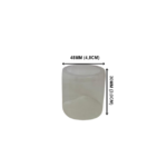 Cápsulas Abertas em PVC Termo Encolhível 48mm X 30mm Cristal (Moedor) - 3.000 unidades